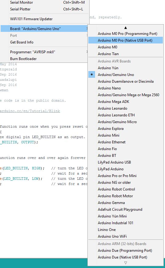 pro trinket driver for arduino mac